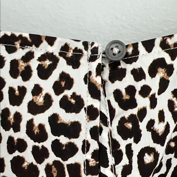 J. Crew Black and White Leopard Print Sleeveless Top Style# CI551 NWT Size XL - Picture 9 of 17